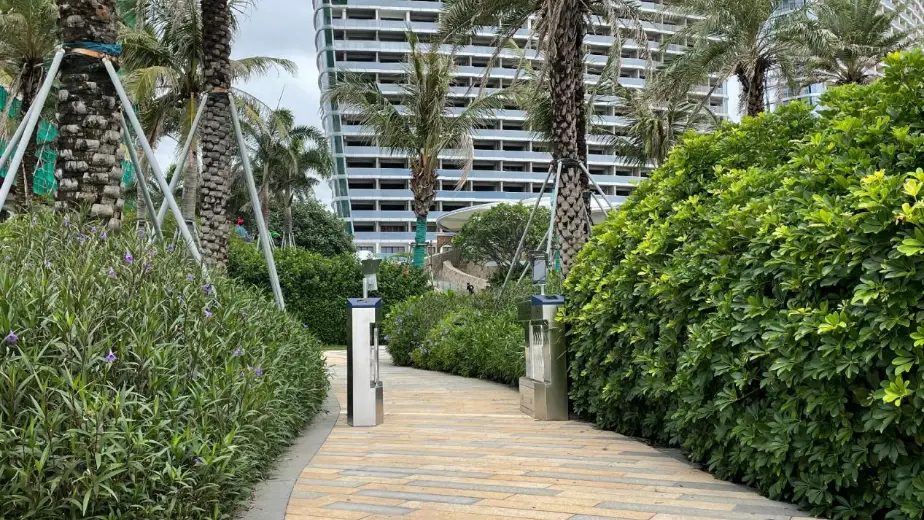 Stainless steel swing gate system