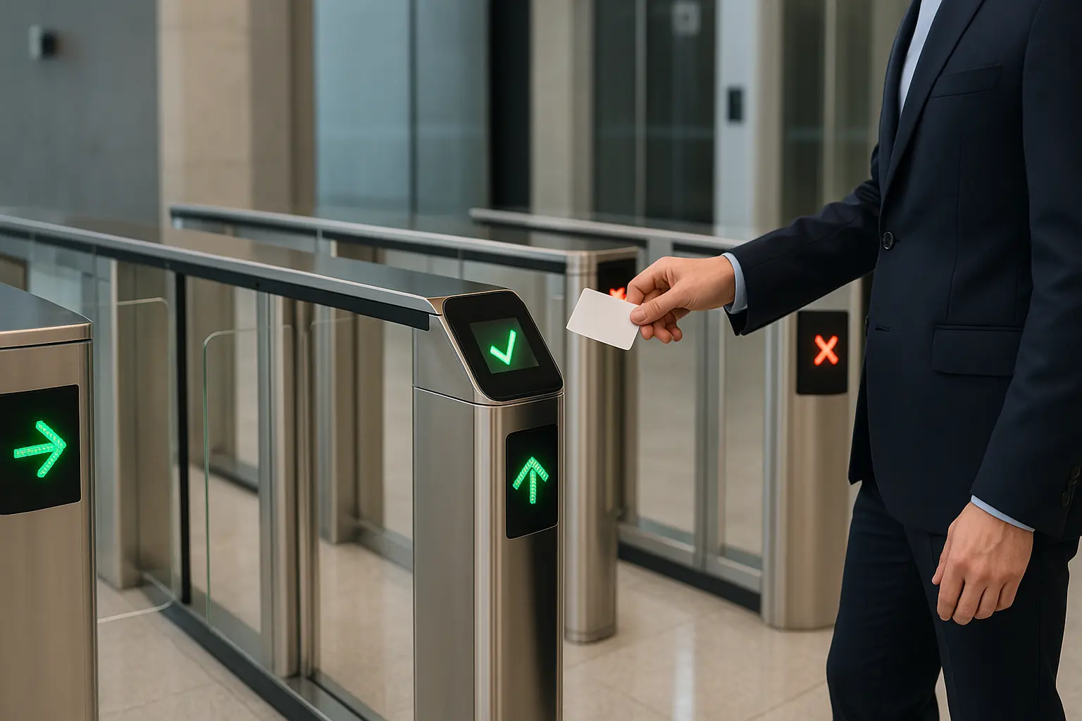 speed gate access control