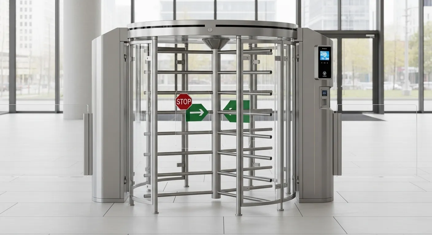 anti reverse full height turnstile