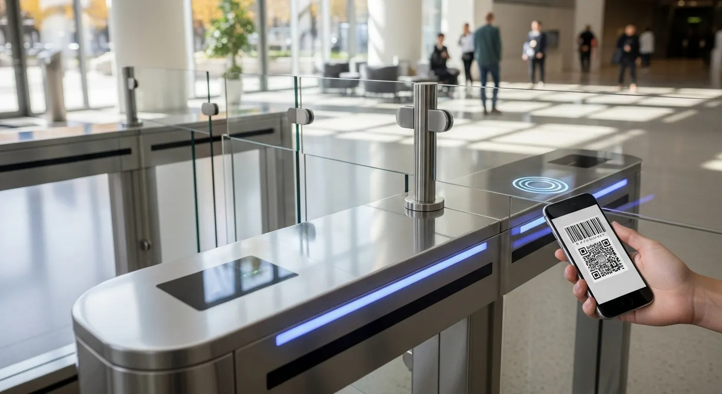 barcode turnstile gate