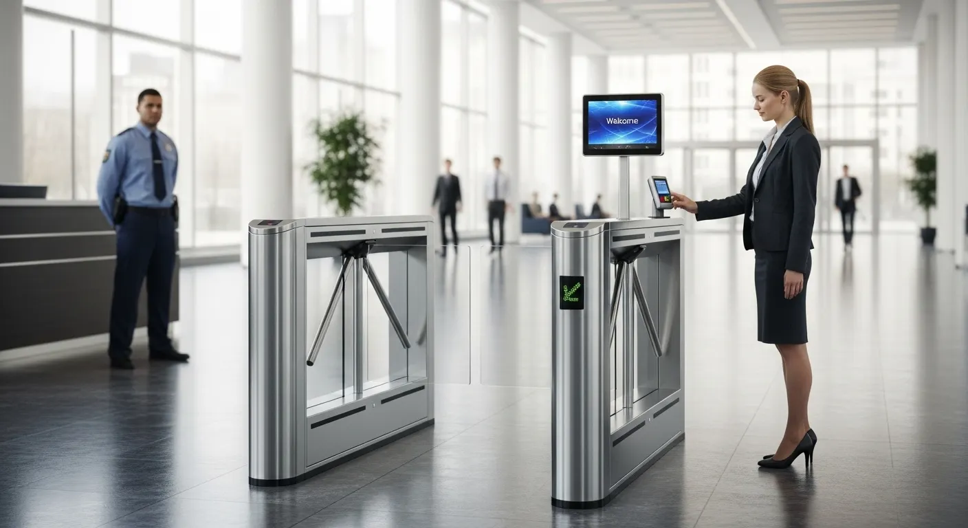 commercial entry turnstile solution