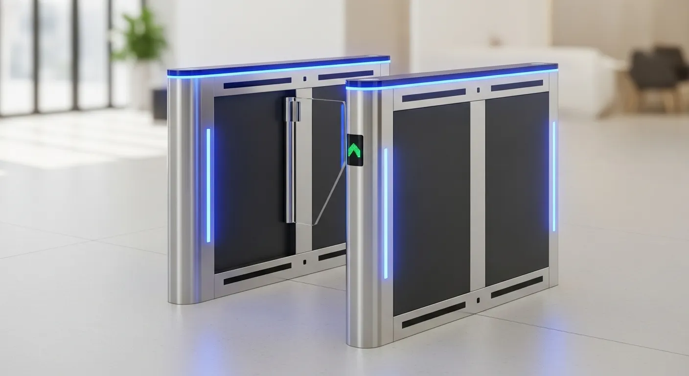 compact flap barrier gate