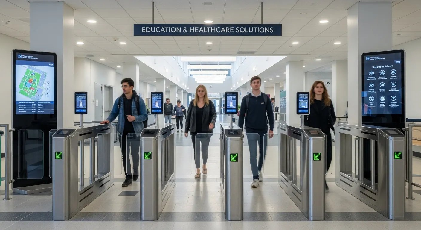 education healthcare turnstile solutions