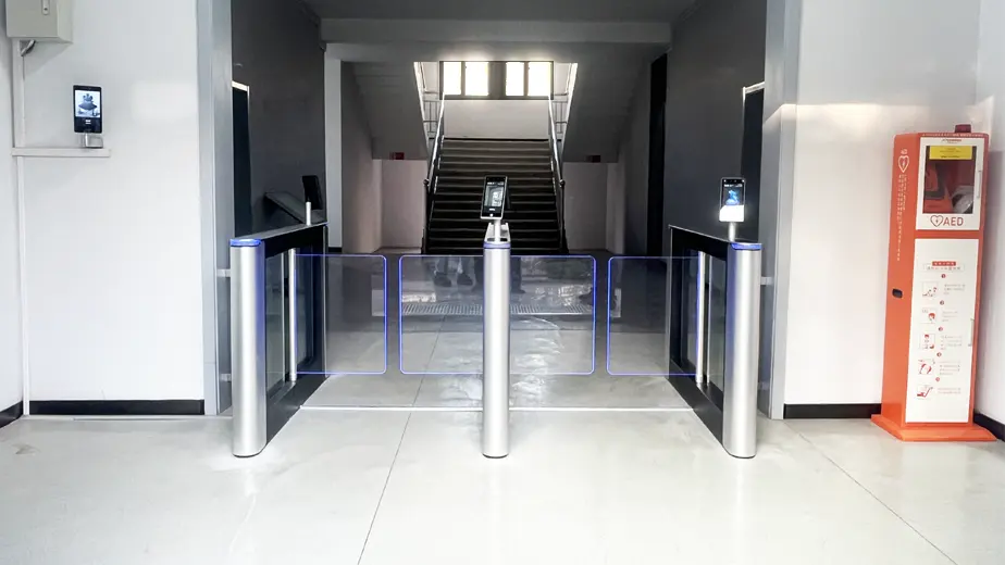 Swing Barrier with Facial Recognition