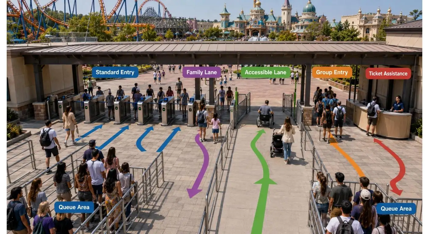 Amusement Park Turnstile Supplier