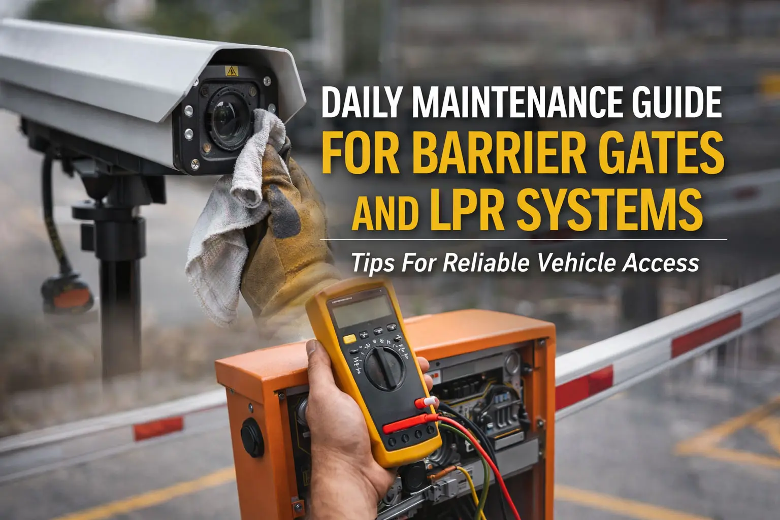Daily Maintenance Tips For Barrier Gates And License Plate Recognition Systems