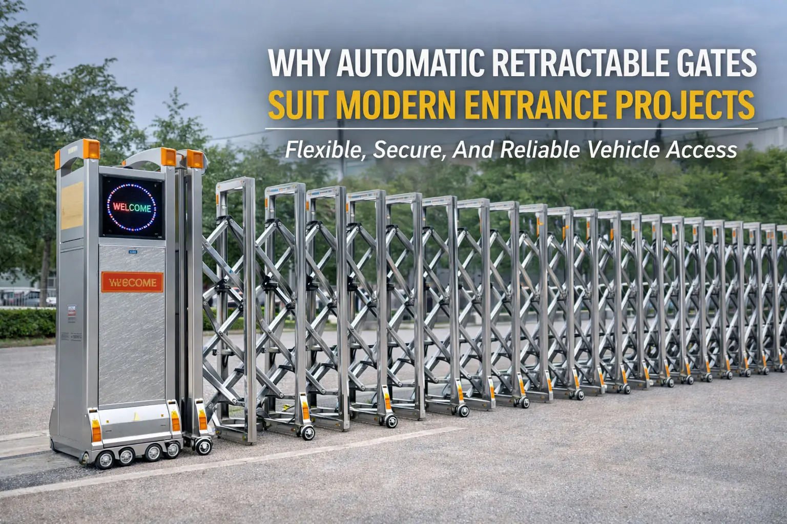 Why Automatic Retractable Gates Remain A Practical Choice For Modern Entrances